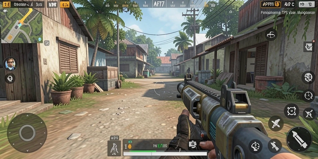 Tampilan gameplay seru dan mendebarkan dari API77.