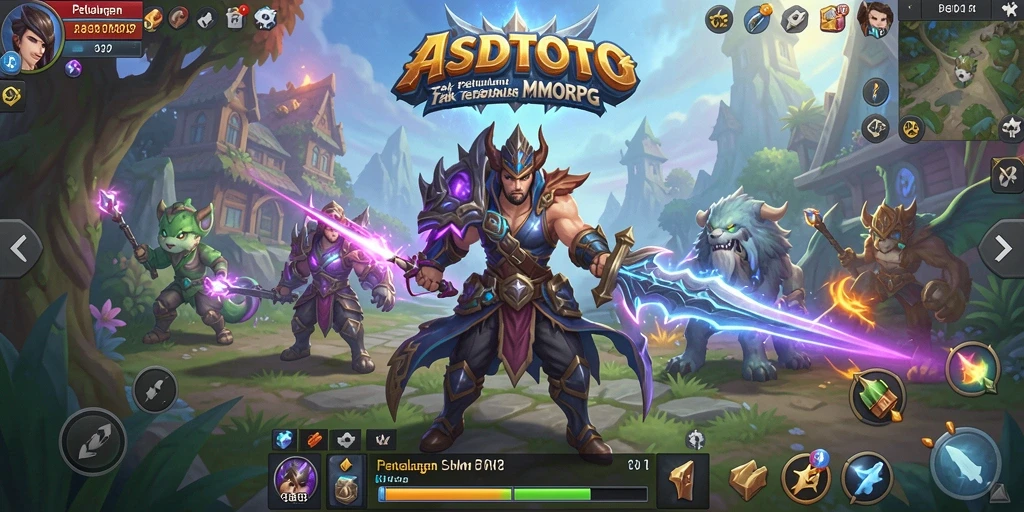Menampilkan gameplay seru dan interaksi dalam dunia ASDTOTO.