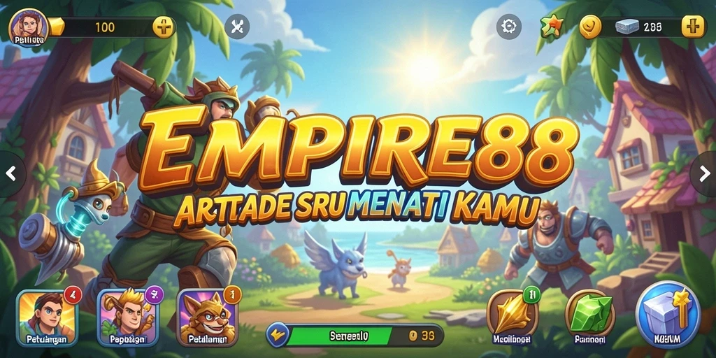 Screenshot gameplay EMPIRE88 menampilkan aksi seru di setiap level.