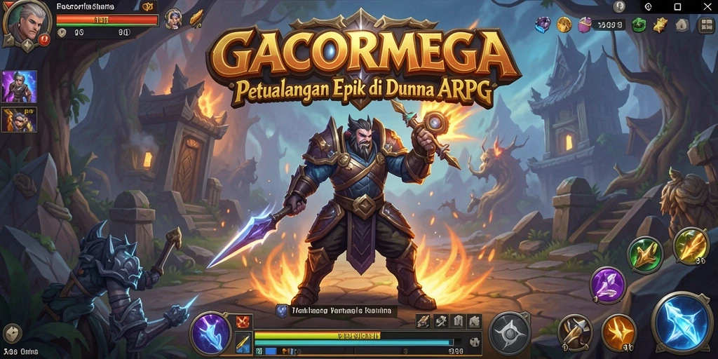 Tampilan menarik dari aksi pertempuran di GACORMEGA.