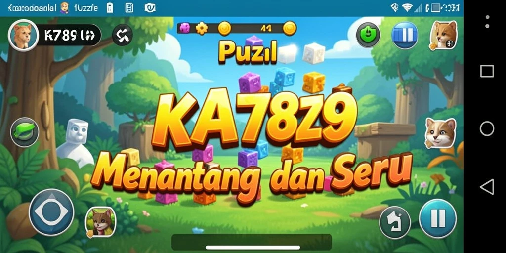 Tampilan gameplay seru KA789 dengan tantangan puzzle menarik.