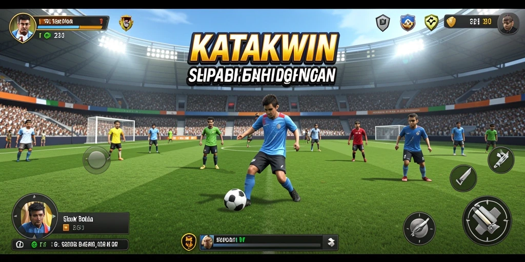 Tampilan gameplay KATAKWIN yang seru dan mendebarkan.
