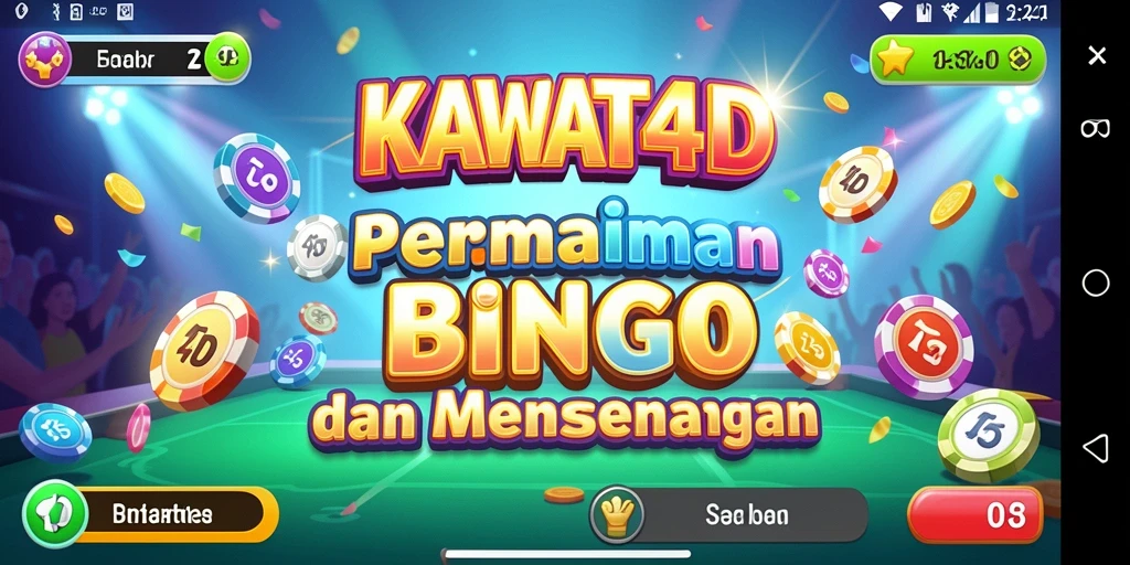 Tampilan screenshot gameplay Bingo KAWAT4D yang menegangkan.