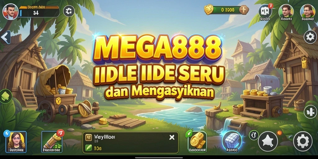 Gameplay MEGA888 tampil memukau dengan karakter Idle yang bekerja mandiri.