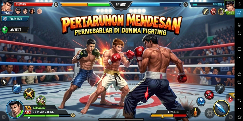 Gameplay Fighting yang intens dan mendebarkan di RPWIN1.