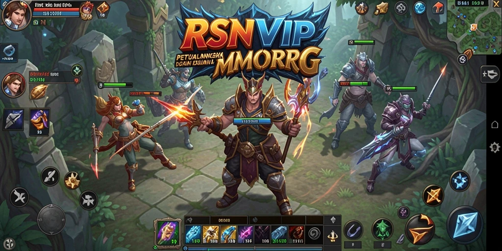 Tampilan gameplay RSNVIP yang memukau di dunia MMORPG.