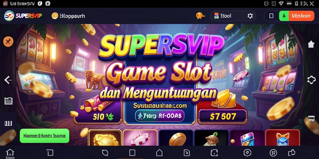 Gameplay SUPERSVIP yang seru dengan grafis menawan.