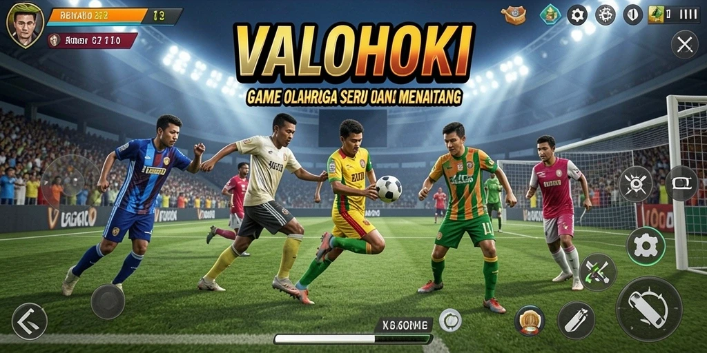 Tampilan gameplay seru dalam VALOHOKI dengan grafis yang menarik.